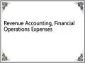 Revenue Accounting, Financial Operations Expenses