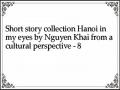 Short story collection Hanoi in my eyes by Nguyen Khai from a cultural perspective - 8