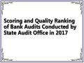 Scoring and Quality Ranking of Bank Audits Conducted by State Audit Office in 2017