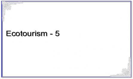 Ecotourism - 5