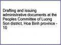 Drafting and issuing administrative documents at the Peoples Committee of Luong Son district, Hoa Binh province - 10
