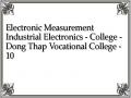 Electronic Measurement Industrial Electronics - College - Dong Thap Vocational College - 10