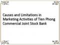 Causes and Limitations in Marketing Activities of Tien Phong Commercial Joint Stock Bank