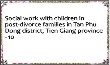 Social work with children in post-divorce families in Tan Phu Dong district, Tien Giang province - 10