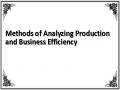Methods of Analyzing Production and Business Efficiency
