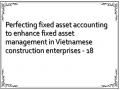 Perfecting fixed asset accounting to enhance fixed asset management in Vietnamese construction enterprises - 18