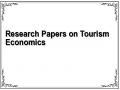 Research Papers on Tourism Economics