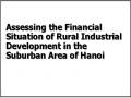 Assessing the Financial Situation of Rural Industrial Development in the Suburban Area of ​​Hanoi