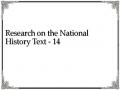 Research on the National History Text - 14