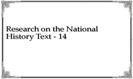 Research on the National History Text - 14