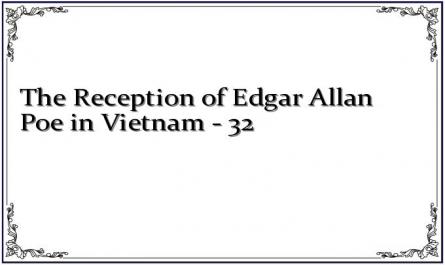 The Reception of Edgar Allan Poe in Vietnam - 32