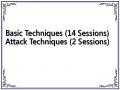 Basic Techniques (14 Sessions) Attack Techniques (2 Sessions)