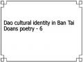 Dao cultural identity in Ban Tai Doans poetry - 6