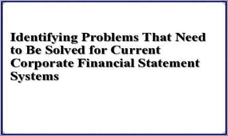Identifying Problems That Need to Be Solved for Current Corporate ...