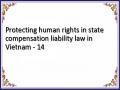 Protecting human rights in state compensation liability law in Vietnam - 14