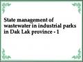 State management of wastewater in industrial parks in Dak Lak province - 1