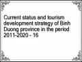 Current status and tourism development strategy of Binh Duong province in the period 2011-2020 - 16