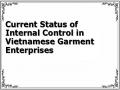 Current Status of Internal Control in Vietnamese Garment Enterprises