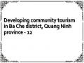 Developing community tourism in Ba Che district, Quang Ninh province - 12