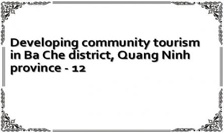 Developing community tourism in Ba Che district, Quang Ninh province - 12