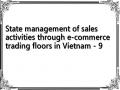 State management of sales activities through e-commerce trading floors in Vietnam - 9