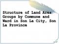 Structure of Land Area Groups by Commune and Ward in Son La City, Son La Province