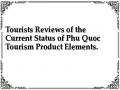 Tourists Reviews of the Current Status of Phu Quoc Tourism Product Elements.