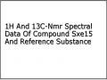 1H And 13C-Nmr Spectral Data Of Compound Sxe15 And Reference Substance