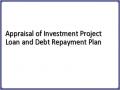 Appraisal of Investment Project Loan and Debt Repayment Plan
