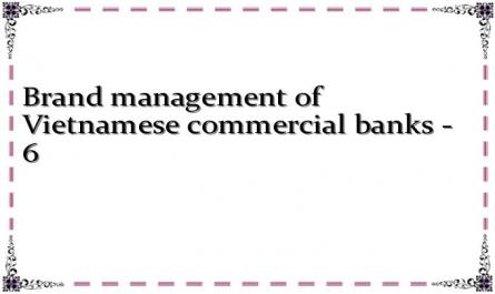 Brand management of Vietnamese commercial banks - 6