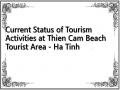 Current Status of Tourism Activities at Thien Cam Beach Tourist Area - Ha Tinh