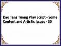 Dao Tans Tuong Play Script - Some Content and Artistic Issues - 30
