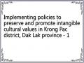 Implementing policies to preserve and promote intangible cultural values ​​in Krong Pac district, Dak Lak province - 1