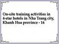 On-site training activities in 4-star hotels in Nha Trang city, Khanh Hoa province - 16