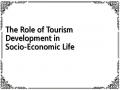 The Role of Tourism Development in Socio-Economic Life