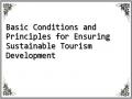 Basic Conditions and Principles for Ensuring Sustainable Tourism Development