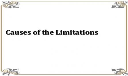 Causes of the Limitations