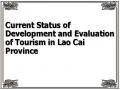 Current Status of Development and Evaluation of Tourism in Lao Cai Province