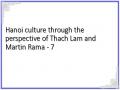 Hanoi culture through the perspective of Thach Lam and Martin Rama - 7
