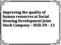Improving the quality of human resources at Social Housing Development Joint Stock Company – HUD.VN - 13