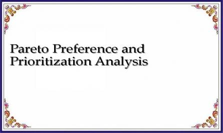 Pareto Preference and Prioritization Analysis