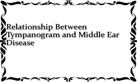 Relationship Between Tympanogram and Middle Ear Disease