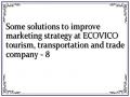 Some solutions to improve marketing strategy at ECOVICO tourism, transportation and trade company - 8