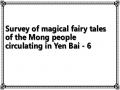 Survey of magical fairy tales of the Mong people circulating in Yen Bai - 6