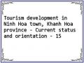 Tourism development in Ninh Hoa town, Khanh Hoa province - Current status and orientation - 15