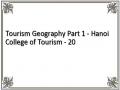 Tourism Geography Part 1 - Hanoi College of Tourism - 20