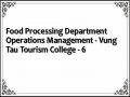Food Processing Department Operations Management - Vung Tau Tourism College - 6