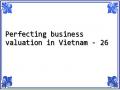 Perfecting business valuation in Vietnam - 26