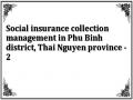 Social insurance collection management in Phu Binh district, Thai Nguyen province - 2