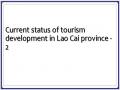 Current status of tourism development in Lao Cai province - 2